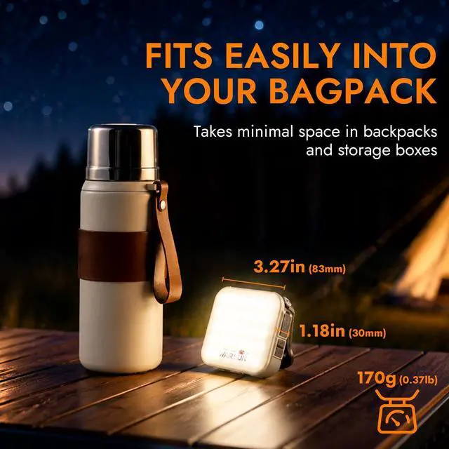 Alt view image 7 of 7 - Rechargeable Solar Lantern, 1000 Lumens LED Camping Lantern, Camping Essentials Light, Long-Lasting Portable Emergency Lantern for Power Outages, Tent, Outdoor and Home Use