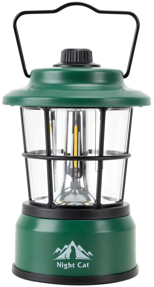 Main image of LED Camping Lantern: Portable Outdoor Light for Camping Hiking Fishing Picnic Emergency 4xAA Battery Powered (Not Included)
