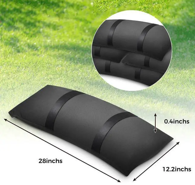 Alt view image 7 of 7 - 200 LBS Umbrella Base Weights Sandbags, 4 Packs Sand Bags for Weight, Weatherproof Fillable Heavy Duty Weight Sandbag for Outdoor Furniture Backyard Umbrella Garden Trampoline Poolside Accessories