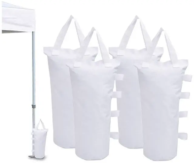 Main image of Canopy Weights Bag Leg Weight for Pop up Canopy Tent, Sand Bags for Patio Umbrella Instant Outdoor Sun Shelter,4 Pack-White