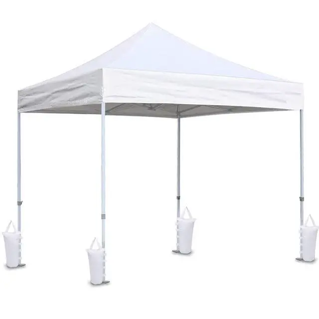 Alt view image 3 of 7 - Canopy Weights Bag Leg Weight for Pop up Canopy Tent, Sand Bags for Patio Umbrella Instant Outdoor Sun Shelter,4 Pack-White