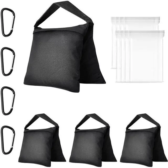 Main image of 4 Pack Sand Bags for Weight, Heavy Duty Sandbags for Light Stand Tripod, Photography Equipment, Canopy Weights, Pop Up Tent, Umbrella Base, Backdrop Stand, Camping, Fishing Chair, Sports