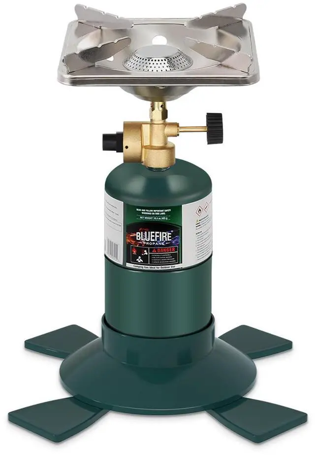 Main image of Camping Propane Stove,Portable Camping Stove, Backpacking Stove Propane Camping Stove,10000BTU Single Burner Propane Stove for Outdoor Cooking,Fuel by 16 Oz Propane Cylinder (Fuel not Included)