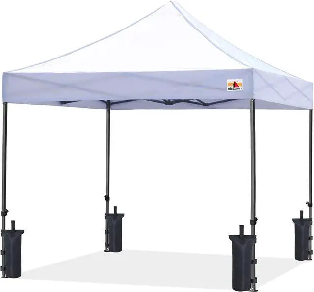 Alt view image 4 of 7 - Canopy Weights Set of 4-120LBS Sand Bags Upgraded for Pop up Tent, Weight Bags for Outdoor Gazebo, Trampoline, Pergola, Black (Without Sand)