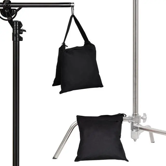 Alt view image 7 of 7 - 4 Packs Sandbags Weight Bags for Light Stand Photography Video Equipment, Heavy Duty Saddlebag for Backdrop Stand, Photo Tripod, Canopy, Pop up Tent, Umbrella Base, Fishing Chair, Picnic Table