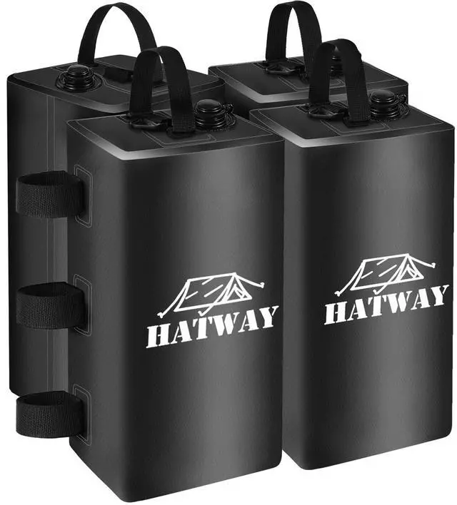 Main image of Canopy Weights,132 LBS Canopy Water Weight Bag Set of 4 Leg Weights for Pop Up Gazebo,Canopies,Tent-4 * 15L-Black