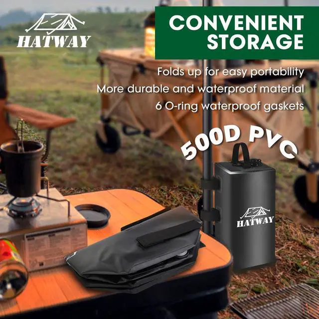 Alt view image 2 of 7 - Canopy Weights,132 LBS Canopy Water Weight Bag Set of 4 Leg Weights for Pop Up Gazebo,Canopies,Tent-4 * 15L-Black