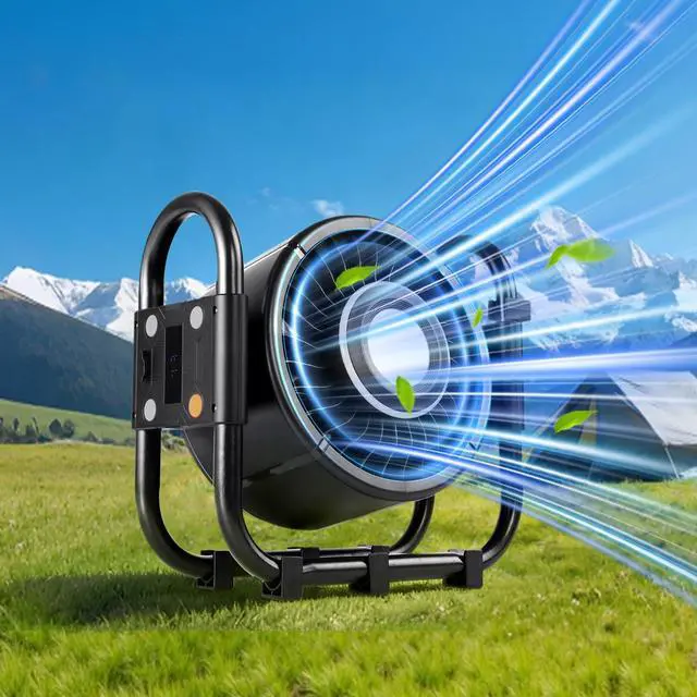 Main image of Portable Outdoor Oscillating Fan,6-Speed Oscillating Fan & 3-Speed Light,16000mAh Battery Powered Fan(24Hrs),For Indoor,Outdoor,Camping,Tent,Travel,Fishing,Jobsite,Gifts for Men Dad Him
