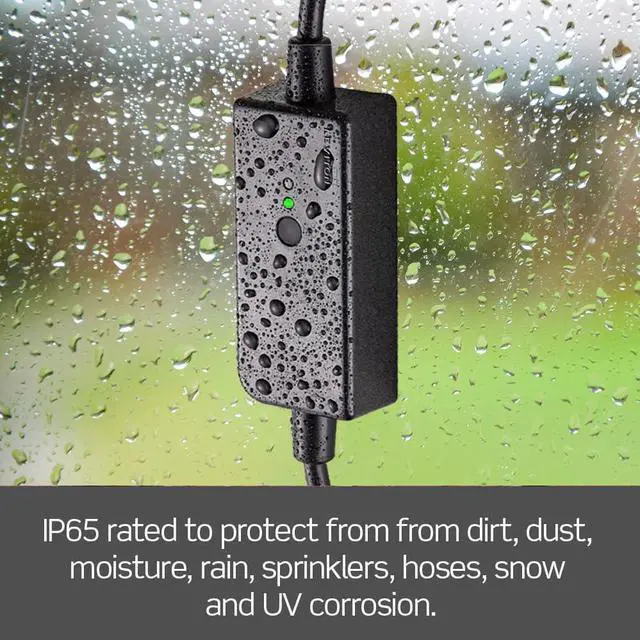 Alt view image 5 of 7 - Decora Smart Wi-Fi Outdoor Plug, Works with Matter, My Leviton, Alexa, Google Assistant, Apple Home/Siri & Wire-Free Anywhere Switch Companion, Weather-Resistant, D215O-1RE, Black