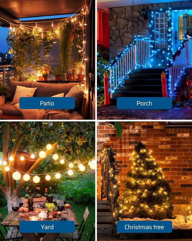 Alt view image 5 of 7 - Outdoor Dimmer for String Lights, Remote Plug, Waterproof Plug-in Dimmer, 100FT Range, 150W Dimmable LED/300W Tungsten Bulbs, Switch for Dimmable String Lights