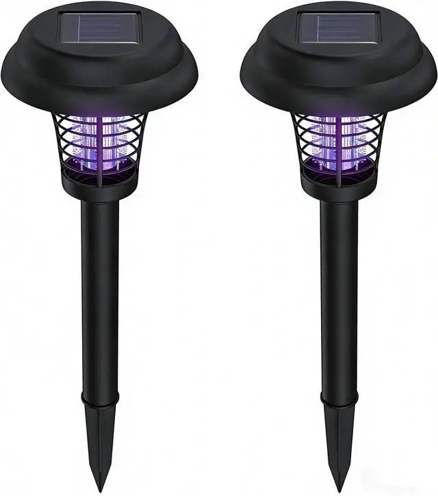 Main image of Solar Bug Zapper Outdoor, Rechargeable Mosquito Fly Zapper Lamp Repellent Outdoor Waterproof LED, Solar Powered Mosquito Killer Lamp for Indoor & Outdoor (2 Pack) (A1)