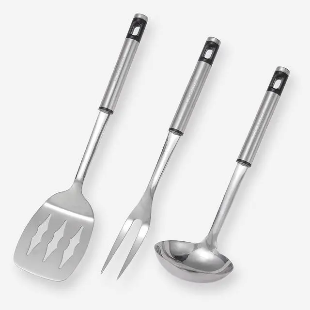 Alt view image 7 of 7 - Portable Camping Cooking Utensils Set Bag Suitable for Fork, Spoon, Chopping Board, Chef's Knife,Kitchenware Storage