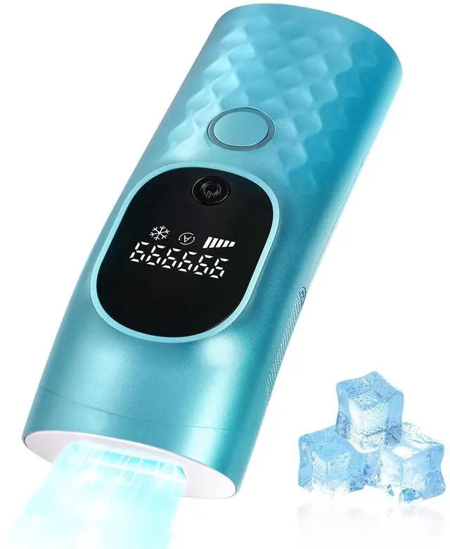 Main image of Laser Hair Removal for Women and Men with Shaver Goggles Ice Cooling Painless IPL Hair Removal Device for Body 5 Adjustable Modes 999,999 Flashes Corded