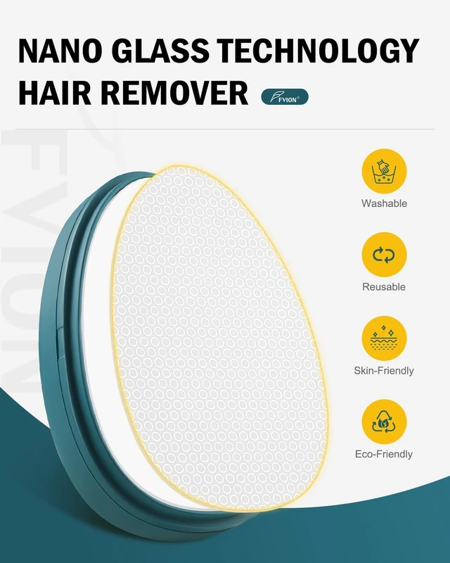 Alt view image 4 of 6 - Painless Glass Hair Eraser, Innovative Fine Grit Crystal Body Shaver for Smooth Skin, Effortless Hair Removal Tool (Green)
