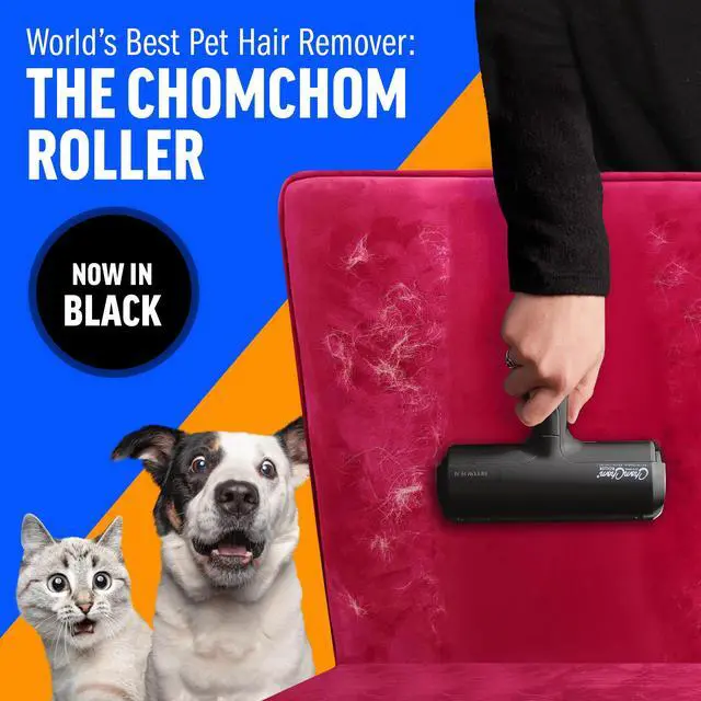 Alt view image 2 of 7 - Pet Hair Remover Original Size Reusable Lint Roller for Cat & Dog Hair on Furniture, Couch, Carpet, Car, Rugs & Bedding Portable, Eco-Friendly (Black)