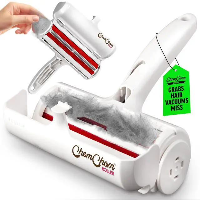 Main image of Pet Hair Remover Original Size Reusable Lint Roller for Cat & Dog Hair on Furniture, Couch, Carpet, Car, Rugs & Bedding Portable, Eco-Friendly (White)