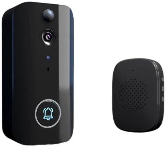 Main image of Video Doorbell Camera, 1080P, Two Way Audio, PIR Motion Detection, IR Night Vision, Voice Conversion, 4000mAh Battery, 2.4G