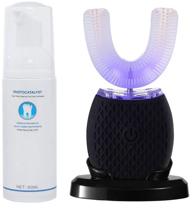 Main image of Automatic Electric Toothbrush Portable Washable Soft Bristles 30s Automatic Timer Wireless Charging Dual-Use for Travel & Home