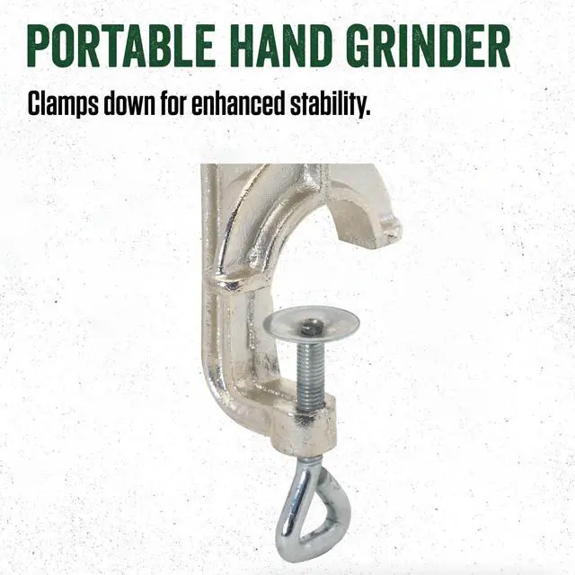 Alt view image 3 of 7 - Products #10 Cast Iron Clamp-On Hand Grinder, Cast Iron with Tin Plating
