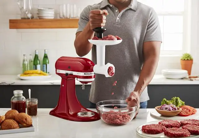Alt view image 2 of 6 - Stand Mixer Attachment, KSMFGA Food Grinder