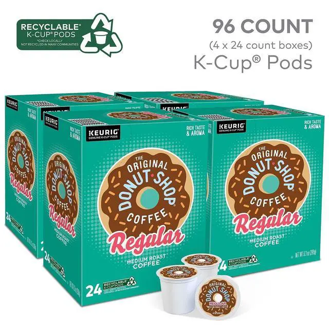 Alt view image 2 of 7 - Regular, Single-Serve Keurig K-Cup Pods, Medium Roast Coffee Pods, 96 Count