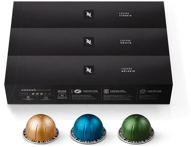 Main image of Capsules Vertuo, Variety Pack, Medium and Dark Roast Coffee, 30 Count Coffee Pods, Brews 7.8 oz.