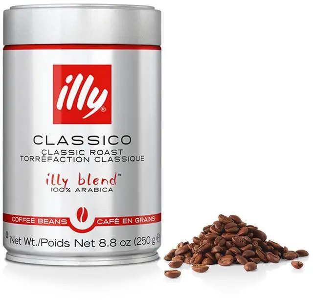 Main image of Classico Whole Bean Coffee, Medium Roast, Classic Roast With Notes Of Caramel, Orange Blossom And Jasmine, 100% Arabica Coffee, No Preservatives, 8.8 Ounce Can (Pack Of 1)