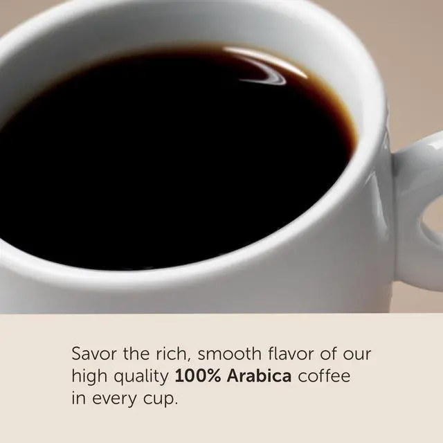 Alt view image 5 of 7 - Classico Whole Bean Coffee, Medium Roast, Classic Roast With Notes Of Caramel, Orange Blossom And Jasmine, 100% Arabica Coffee, No Preservatives, 8.8 Ounce Can (Pack Of 1)