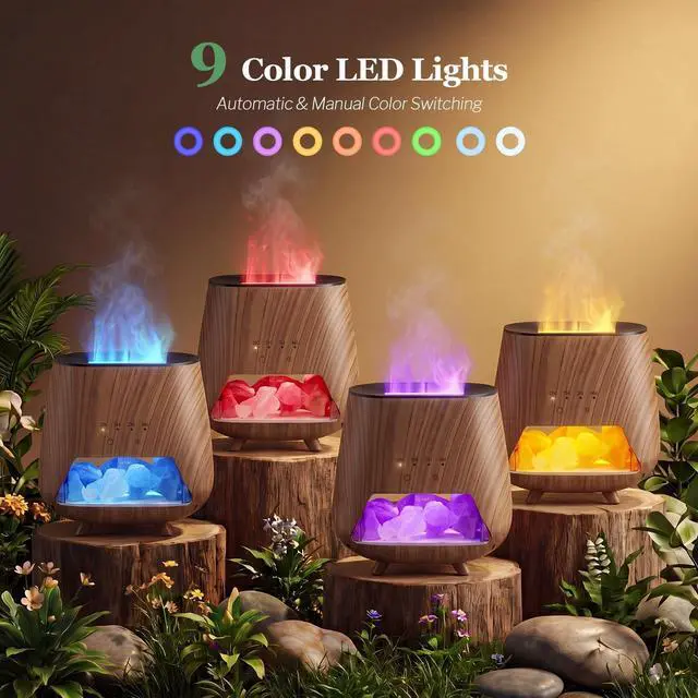 Alt view image 5 of 7 - Essential Oil Diffuser for Home, -- Aromatherapy Diffuser & Lamp, 200ml Cool Mist Humidifier, - , Auto Off, Bedroom Office Yoga