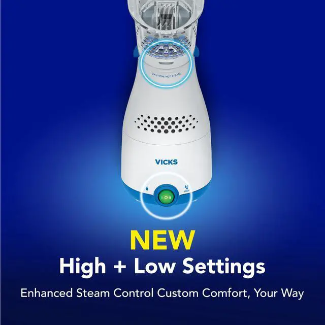 Alt view image 4 of 7 - Sinus Inhaler, Plug-in Non-Medicated Steam Inhaler for Sinus Relief, Allergies, Congestion & Colds, Vocal Steamer, Soothes Nasal & Throat Passages, Works with VapoPads (1 Included)