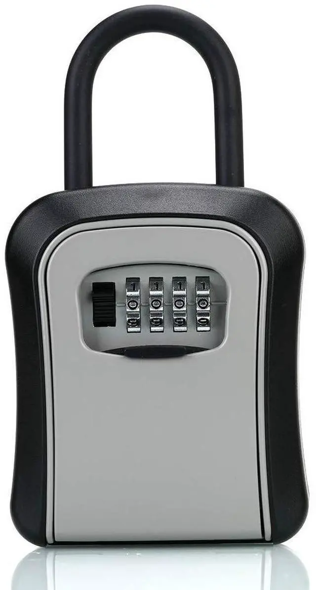 Main image of Key Lock Box, Combination Lock box with Code for House Key Storage, Combo Door Locker (G7black-1pack)