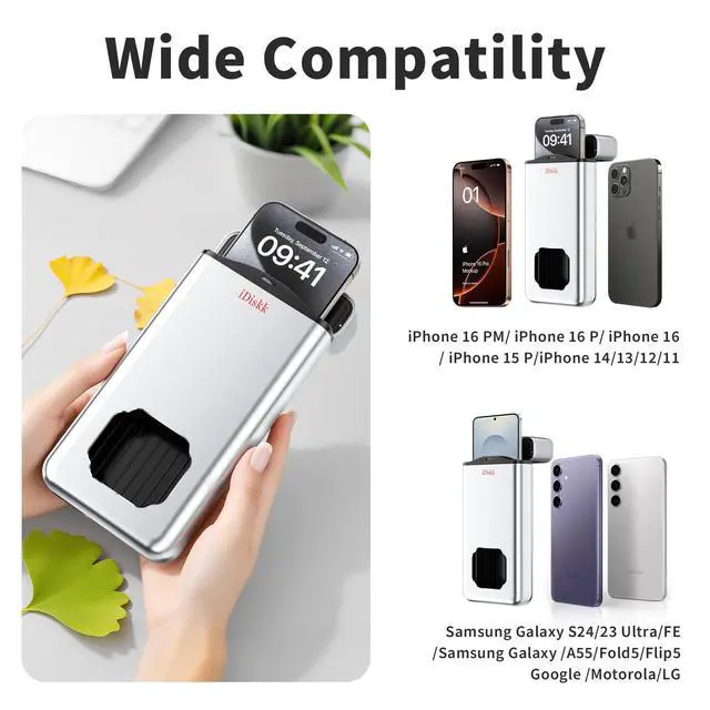 Alt view image 2 of 7 - Timed lock Box, Portable Timer phone lock box for Kids & Adults,Built better habits Anti-Phone Addiction Self-Discipline Phone Jail,Metallic Silver
