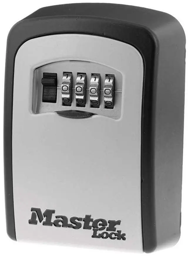 Main image of Set Your Own combination Wall Mount Lock Box, 5 Key capacity, Black 5401EC