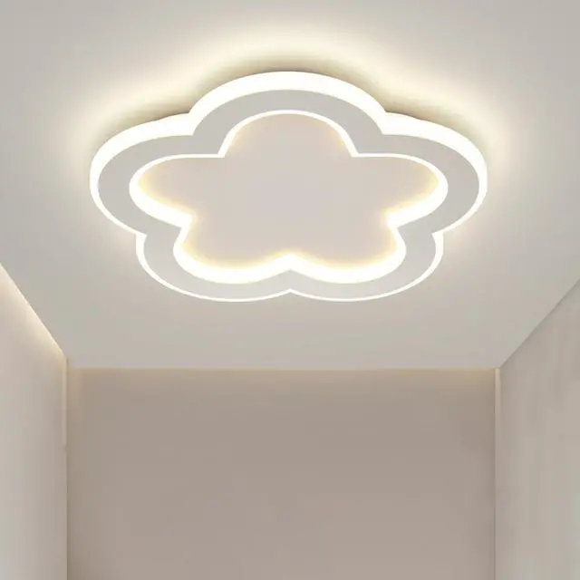 Main image of Modern LED Ceiling Light 9.8inch Small Ceiling Light Fixture 21w with Remote Control(3000k-6000k) Close to Ceiling Lights for Hallway Entryway Corridors Kitchen Laundry Room (White)