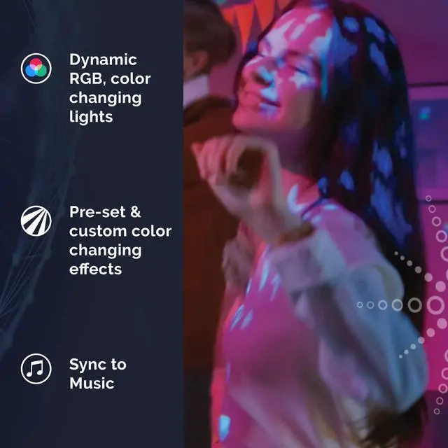 Alt view image 5 of 6 - Starfish S11263 WiFi Smart LED 6 Foot Color Changing Indoor Tape Light Strip, Works with Siri, Alexa, Google Assistant, SmartThings, 20 Watt, 120 Volt, 1600 Lumens