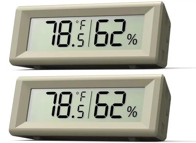 Main image of Small Digital Hygrometer, Humidity Meter, Indoor Thermometer, Room Temperature and Humidity Monitor, Gauge with Accurate Sensor, for House, Home, Baby Room, Greenhouse, Humidor, Incubator, Reptiles