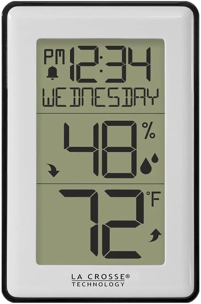 Main image of 308-1911 Indoor Temperature Station with Humidity Alerts