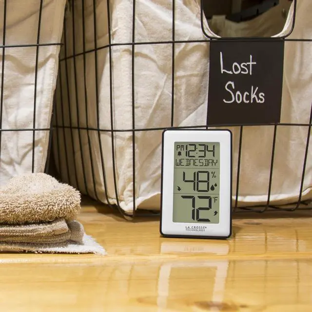 Alt view image 5 of 6 - 308-1911 Indoor Temperature Station with Humidity Alerts