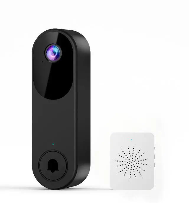 Main image of Wireless Video Doorbell Camera with Chime, Two-Way Audio, Night Vision,Battery Powered Video Doorbells,Cloud Storage,2.4GHz Wi-Fi only