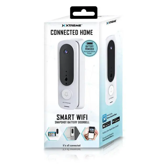 Alt view image 2 of 5 - Smart Snapshot Battery Doorbell, 2.4GHZ Wi-Fi Doorbell with Instant Notifications, Remote Access, Motion Detection, Rechargeable, No Hub Required, App Compatible with Android & iPhone