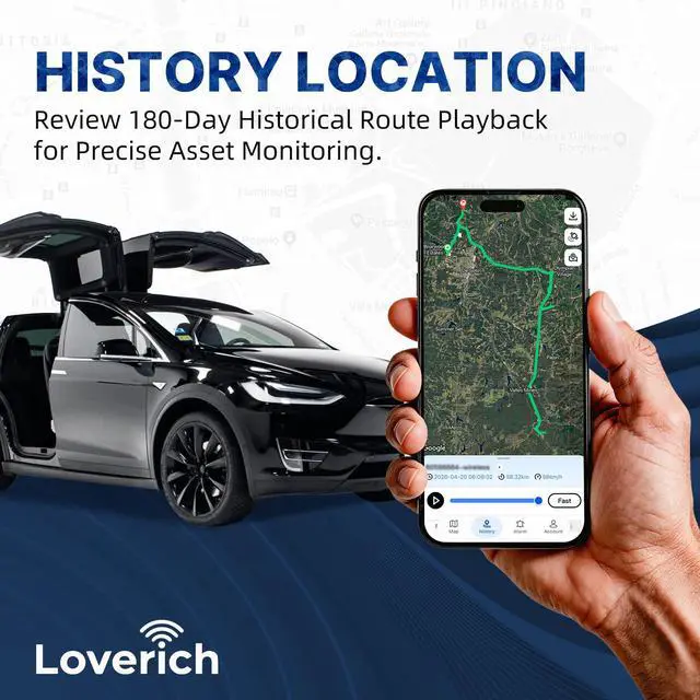 Alt view image 3 of 7 - Magnetic GPS Tracker for Vehicles, Tracking Devices for Cars Hidden, Up to 7 Months Battery Life, IP67 Waterproof, Real-Time 4G LTE Assets & Car Tracking Device, Unlimited Range, Subscription Required