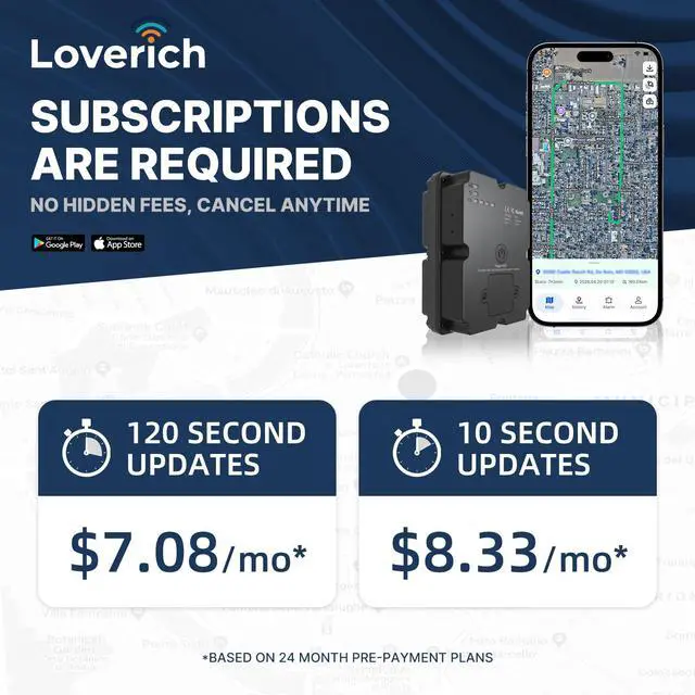 Alt view image 5 of 7 - Magnetic GPS Tracker for Vehicles, Tracking Devices for Cars Hidden, Up to 7 Months Battery Life, IP67 Waterproof, Real-Time 4G LTE Assets & Car Tracking Device, Unlimited Range, Subscription Required