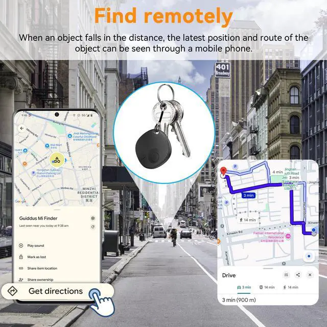 Alt view image 4 of 7 - Android Tracker Tags, 2026 New Smart Tags-4 Pack Android, Bluetooth Tracking Tag Compatible Google Find Hub App, Keys Finder and Item Locator for Keys,Luggages,Wallet