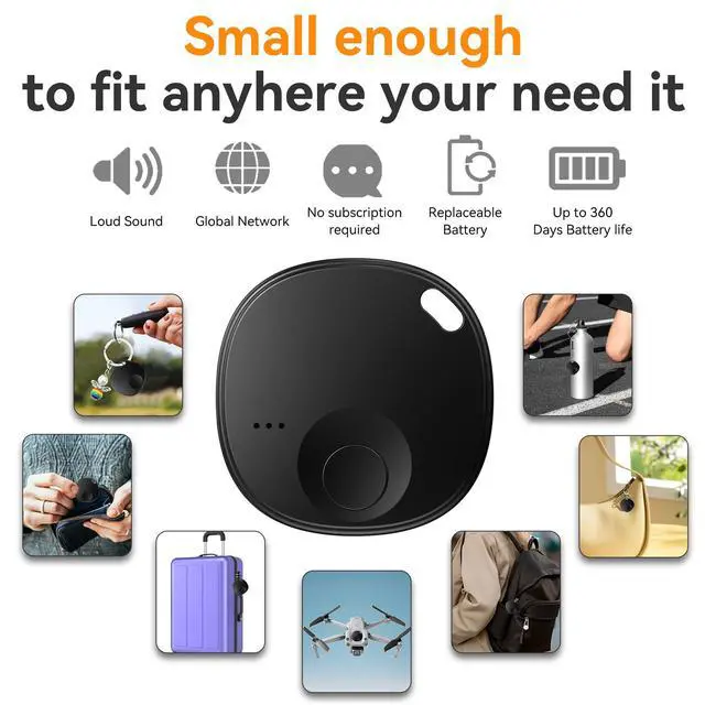 Alt view image 5 of 7 - Android Tracker Tags, 2026 New Smart Tags-4 Pack Android, Bluetooth Tracking Tag Compatible Google Find Hub App, Keys Finder and Item Locator for Keys,Luggages,Wallet