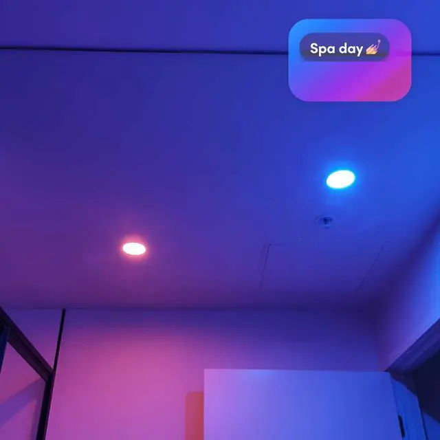 Alt view image 6 of 7 - SuperColor 5-6" Smart Downlight Retrofit, 800 Lumens, CRI 90, Compatible with Alexa, Apple Homekit, SmartThings, Fits existing 5-6 Recessed Can Lights, LXDL6CUS