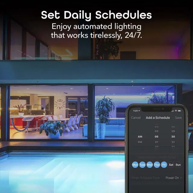 Alt view image 6 of 7 - Prisma 5M Smart WiFi LED Strip Lights Works with Alexa, Google Assistant 16 Million Colors Phone App Controlled Light Strip for Home, Kitchen, TV, Party, for iOS and Android, 16.4ft