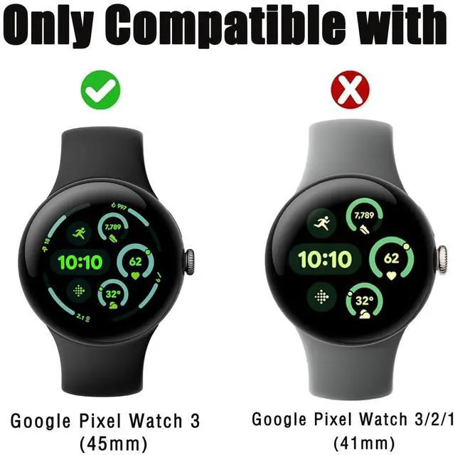Alt view image 2 of 6 - 6 Pack Anti-Scratch Film for Google Pixel Watch 4 45mm Screen Protector, TPU Flexible Film, HD Clear Screen Protector Compatible for Google Pixel Watch 4/3 45mm Smartwatch