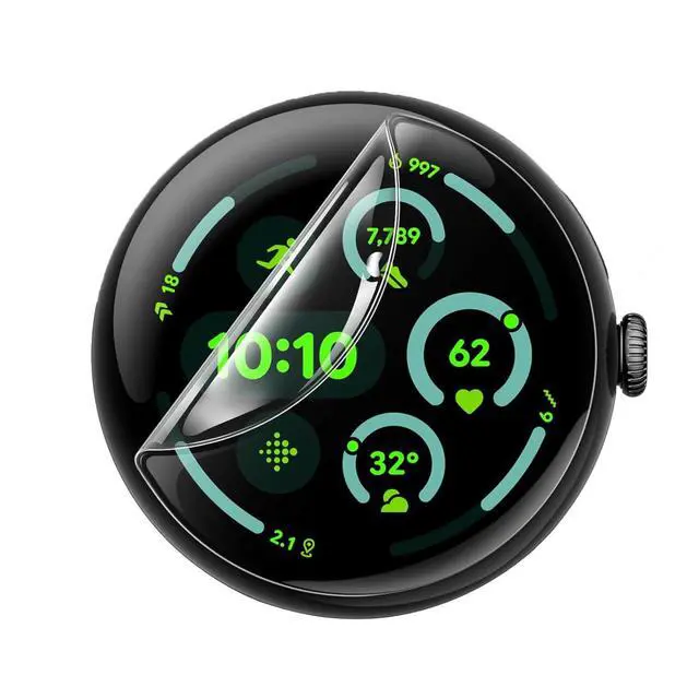 Alt view image 6 of 6 - 6 Pack Anti-Scratch Film for Google Pixel Watch 4 45mm Screen Protector, TPU Flexible Film, HD Clear Screen Protector Compatible for Google Pixel Watch 4/3 45mm Smartwatch