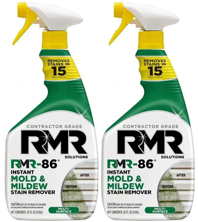 Main image of 86 Instant Mold and Mildew Stain Remover Spray - Scrub Free Formula, 2 Pack - 32 oz