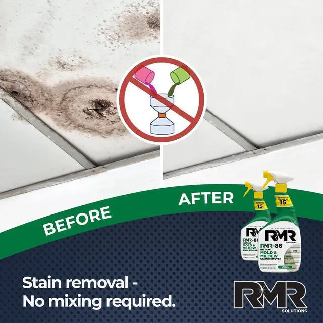 Alt view image 5 of 7 - 86 Instant Mold and Mildew Stain Remover Spray - Scrub Free Formula, 2 Pack - 32 oz